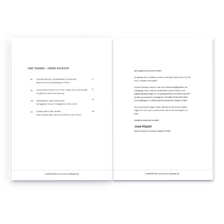 Gratis Ratgeber: Scheidungsimmobilien