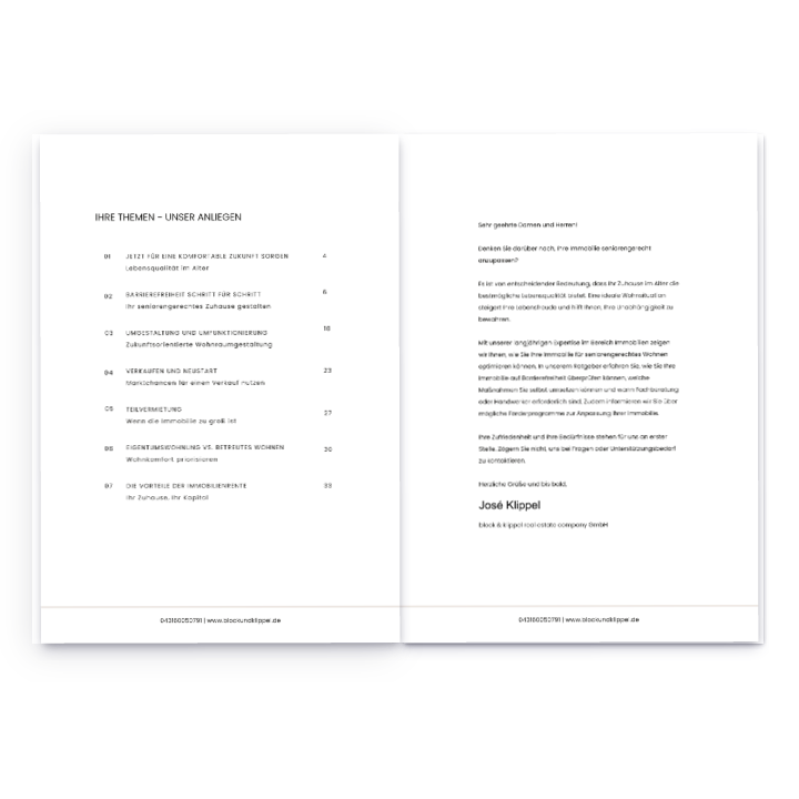 Gratis Ratgeber: Wohnen im Alter