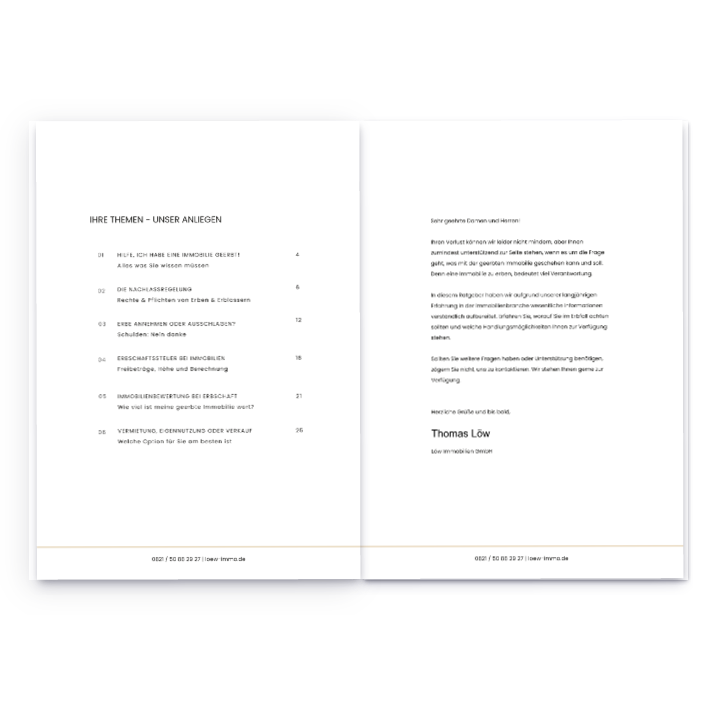 Gratis Ratgeber: Erbimmobilie